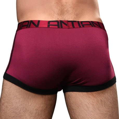 Andrew Christian Trophy Boy Trunks - Burgundy