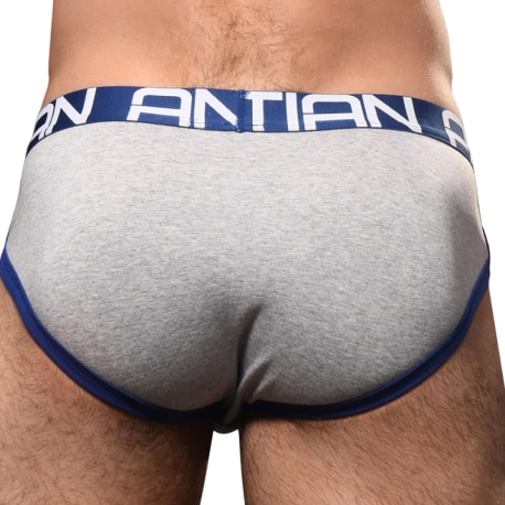 Andrew Christian Slip CoolFlex Modal Show-It Gris Chiné