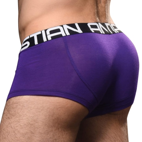 Andrew Christian CoolFlex Modal Trunks with Show-It - Purple