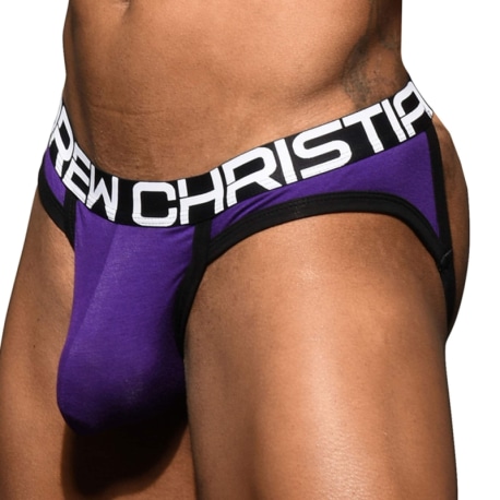 Andrew Christian CoolFlex Modal Jock with Show-It - Purple