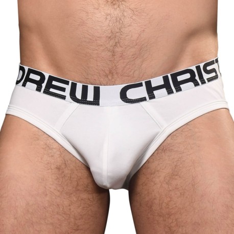 Andrew Christian Slip Bulge C-Ring Blanc