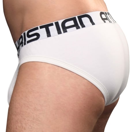 Andrew Christian Slip Bulge C-Ring Blanc