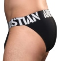 Andrew Christian Almost Naked City Tanga Briefs - Black