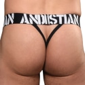 Andrew Christian Almost Naked City Y-Back Thong - Black