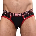 Andrew Christian Almost Naked Competition Mesh Briefs - Black