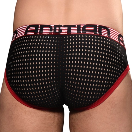 Andrew Christian Slip Almost Naked Compétition Mesh Noir