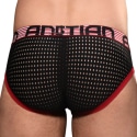 Andrew Christian Almost Naked Competition Mesh Briefs - Black