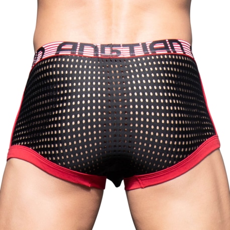 Andrew Christian Boxer Almost Naked Compétition Pocket Mesh Noir