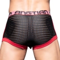 Andrew Christian Almost Naked Competition Mesh Pocket Trunks - Black