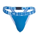 Andrew Christian String Almost Naked Soccer Mesh Bleu Electrique