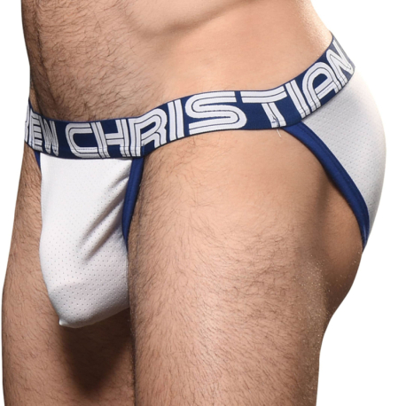 Andrew Christian Bulge C-Ring Jock, White, 93030-WH, Mens Jockstraps