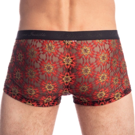 L'Homme invisible Shorty Hipster Push-Up Mandala Rouge