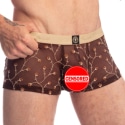 L'Homme invisible Shorty Hipster Push-Up Viorne Chocolat