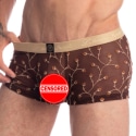 L'Homme invisible Shorty Hipster Push-Up Viorne Chocolat