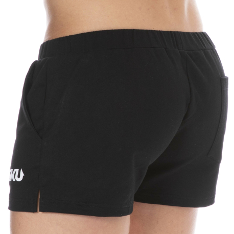 SKU Cotton Sport Shorts - Black