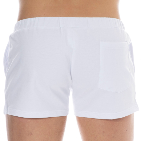 SKU Cotton Sport Shorts - White