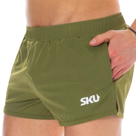 SKU Short de Bain Sport Kaki