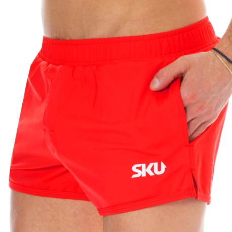 SKU Short de Bain Sport Rouge