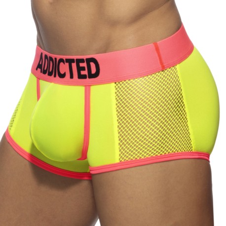 Glow In Dark Splatter Neon Men'S Boxer Brief Long Leg Underwear Fashion  Briefs For Men Adult Teens at  Men's Clothing store