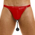 Modus Vivendi Vinyl Pleasure Thong - Red