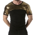 TOF Paris Glitter T-Shirt - Black - Gold