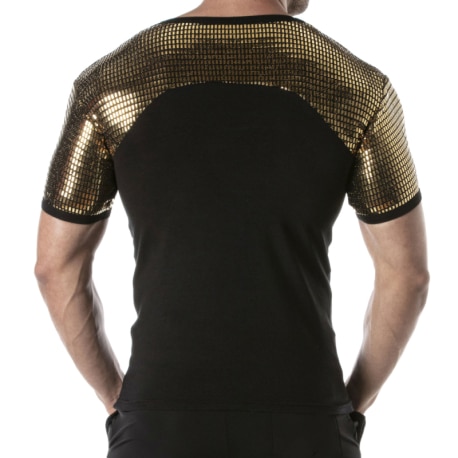 TOF Paris Glitter T-Shirt - Black - Gold