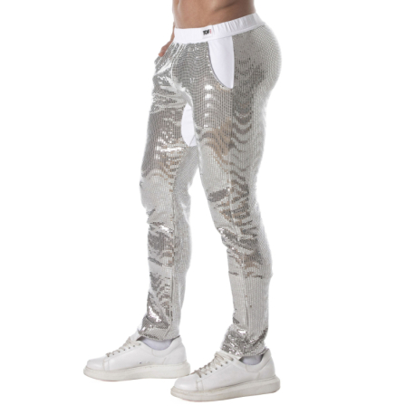 TOF Paris Glitter Pants - Silver