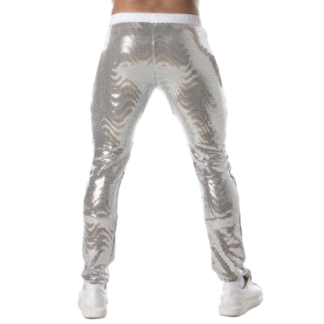 TOF Paris Glitter Pants - Silver