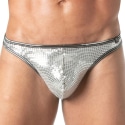 TOF Paris Glitter Thong - Silver