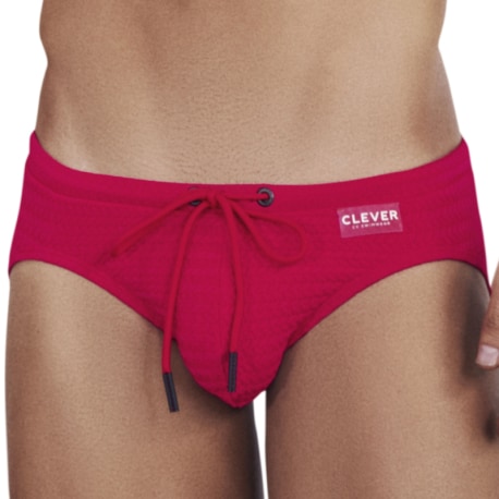 Clever 0624-1 Unchainded Briefs Color Red –