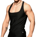 Andrew Christian Midnight Mesh Tank Top - Black