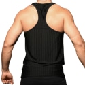 Andrew Christian Midnight Mesh Tank Top - Black