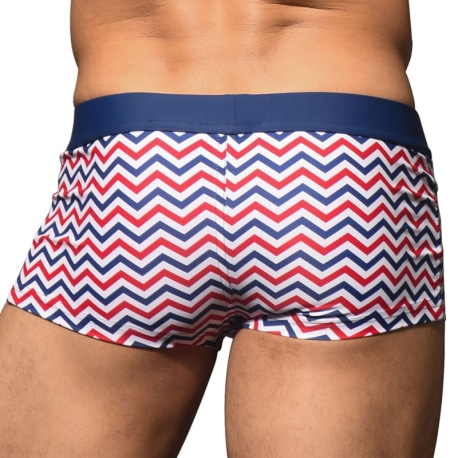 Andrew Christian Alexander Swim Trunks - Zig Zag