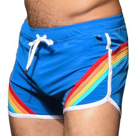 Andrew Christian California Swim Shorts - Electric Blue