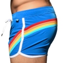 Andrew Christian Short de Bain California Bleu Electrique