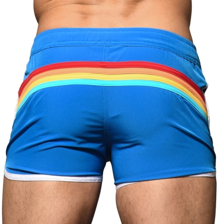 Andrew Christian Short de Bain California Bleu Electrique