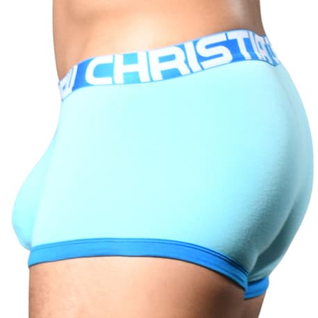 Andrew Christian Boxer Almost Naked Fly Tagless Bleu Ciel