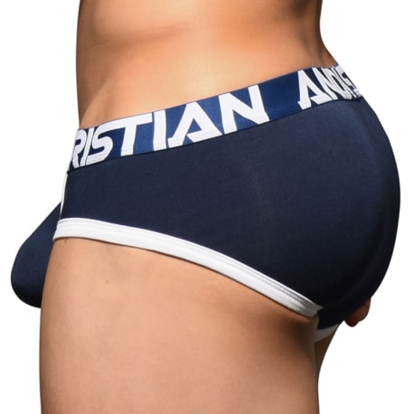 Andrew Christian Slip CoolFlex Modal Active Show-It Bleu Marine