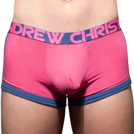 Andrew Christian CoolFlex Active Modal Trunks with Show-It - Fuchsia