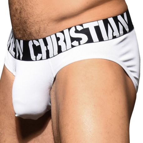 Andrew Christian Bulge C-Ring Jock, White, 93030-WH, Mens Jockstraps