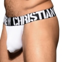 Andrew Christian Almost Naked Power Rib Thong - White