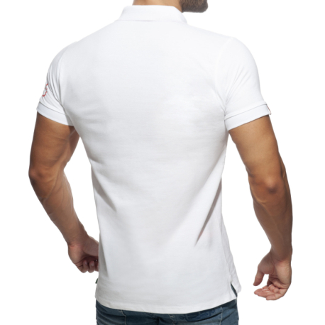 Addicted AD Cotton Polo Shirt - White