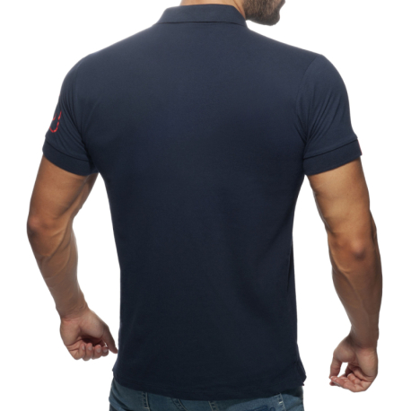 Addicted AD Cotton Polo Shirt - Navy