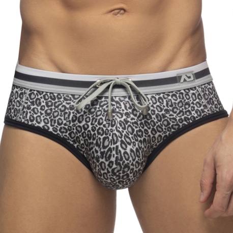 Addicted Basic Swim Brief - Charcoal