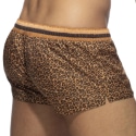 Addicted Leopard Swim Shorts - Brown