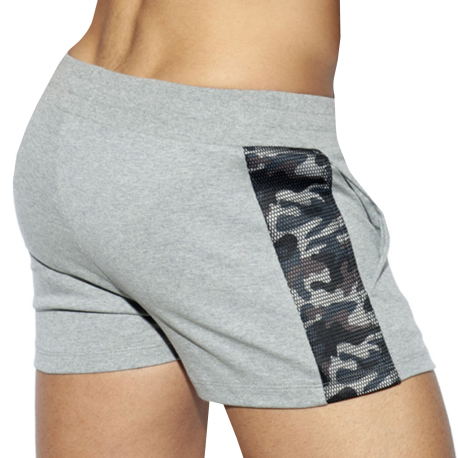 ES Collection Army Padded Sport Short - Grey