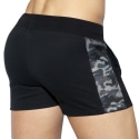 ES Collection Army Padded Sport Short - Black