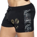 ES Collection Army Padded Sport Short - Black