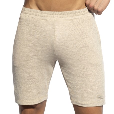 ES Collection Eco Breeze Long Shorts - Beige