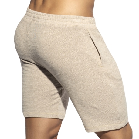 ES Collection Eco Breeze Long Shorts - Beige